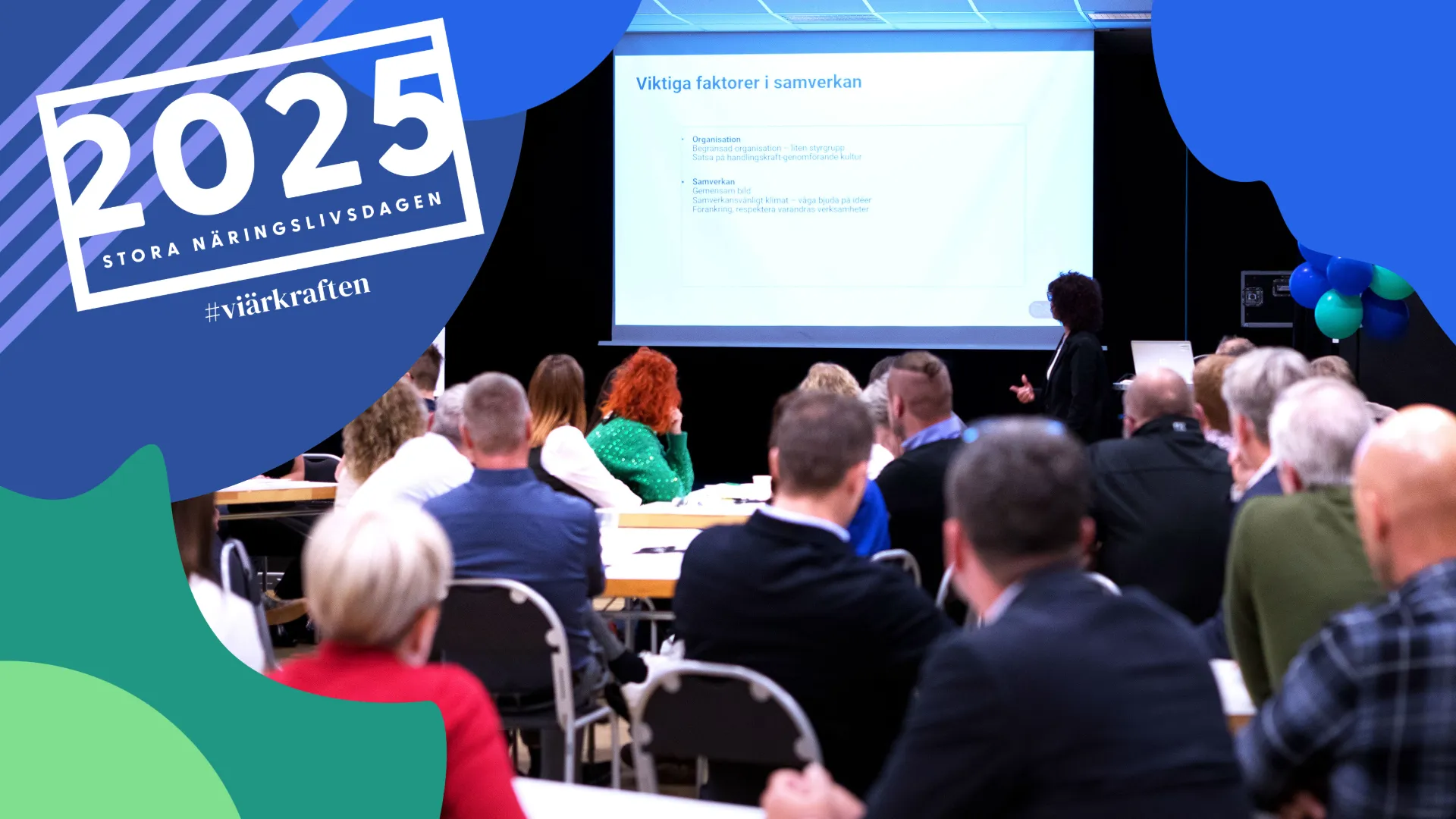 Deltagande på Stora näringslivsdagen i Finspång.